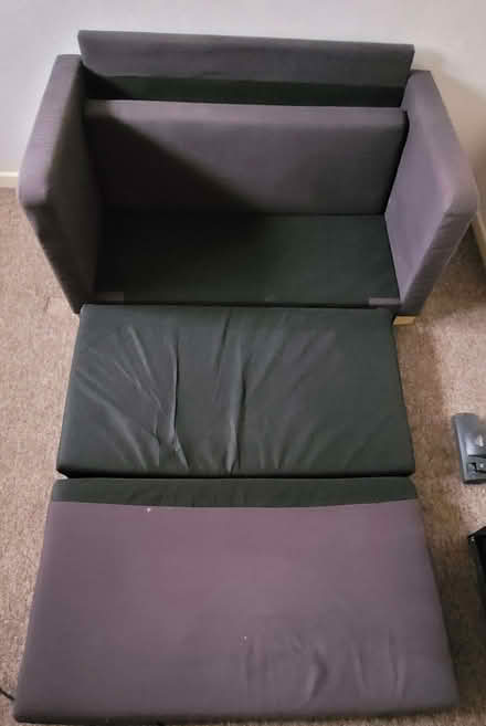 Photo of free Minimalist IKEA ULLVI 2 Seater SofaBed Grey Color (Parkstreet AL2) #2