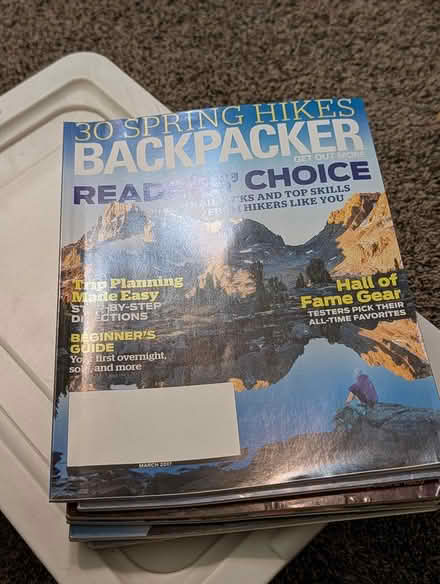 Photo of free Backpacker Magazine (Glen Burnie near GBHS.) #1