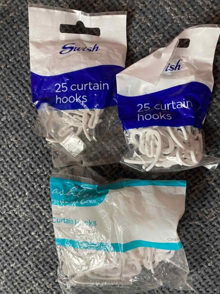Photo of free Curtain hooks x 100 (Fishponds BS16) #1