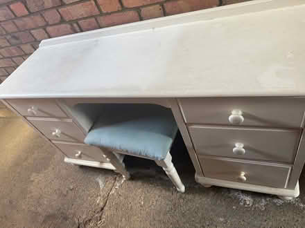 Photo of free Vanity table & seat (Harold Hill RM3) #3