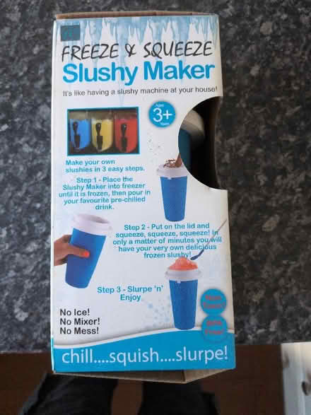 Photo of free Freeze squeeze slushy maker (Saint George's CO2) #2