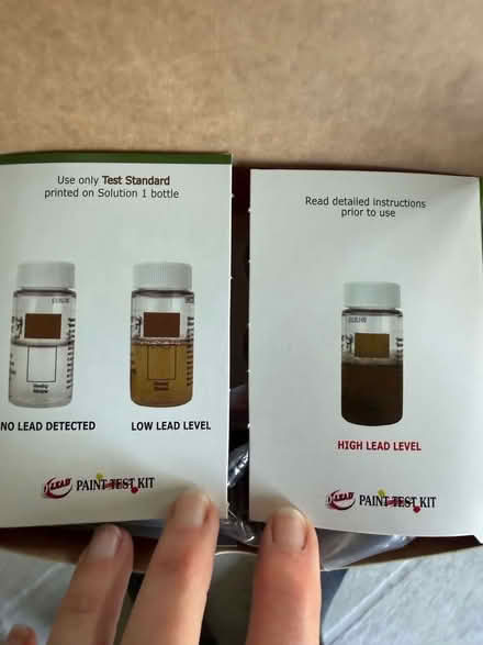 Photo of free D-Lead Professional PaintTest Kits (Darien - near 75th x Cass Ave.) #2