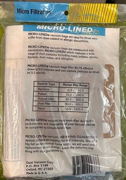 Photo of free Eureka Express Vacuum Cleaner Bags (West San Jose 95128) #2