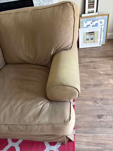 Photo of free Comfy clean loveseat (Short Pump) #2