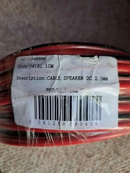Photo of free 10m Speaker Cable (West Hill TN34) #2