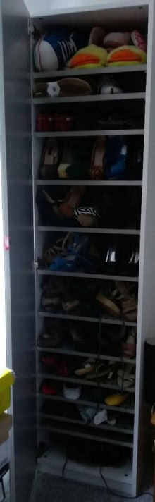Photo of free Ikea shoe storage tall cabinet (Elephant and castle) #2