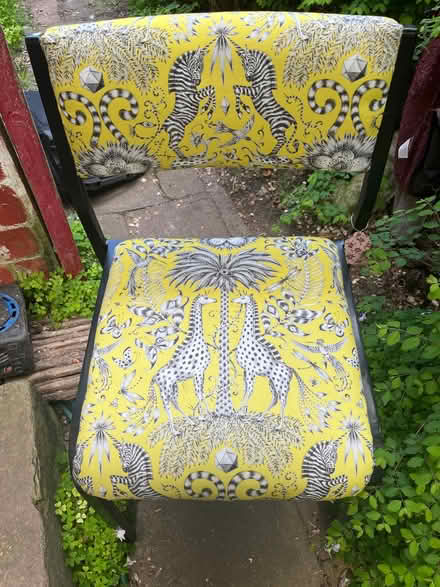 Photo of free Designer covered chair (Lancing BN15) #1