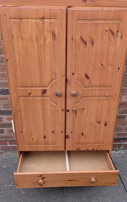 Photo of free 1.6m pine wardrobe (Hill Head, PO14 2) #1