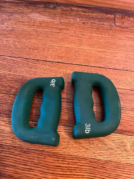 Photo of free 2 x 3lb hand weights (Kensington Brooklyn) #2