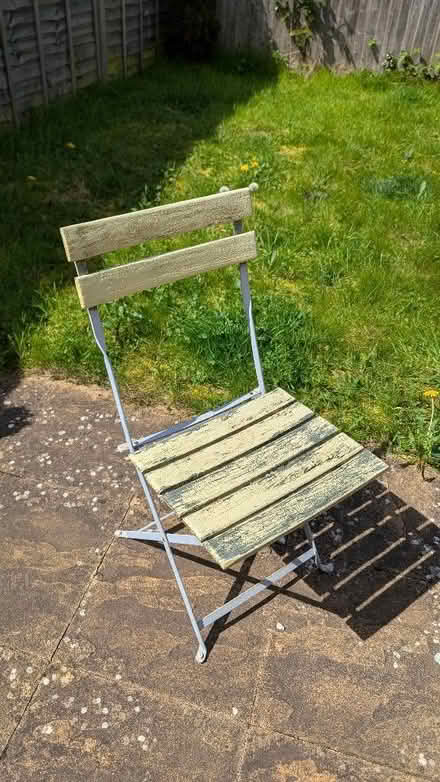Photo of free Garden table and chairs - needs painting/fixing (Pittville GL50) #4