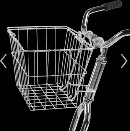 Photo of bicycle basket for front (Elmwood Park) #1