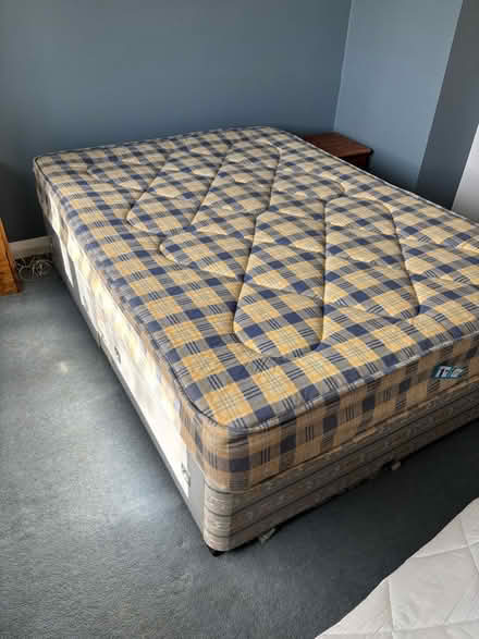 Photo of free Double divan bed with four underbed drawers (Hartford PE29) #1