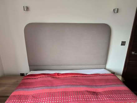 Photo of free UK King size bed - box spring, mattres and headboard (Marylebone W1U) #3