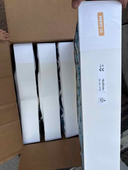 Photo of free Air filters 18x22x4a MERV 14 (Shoreline Blvd-Middlefield Rd) #1