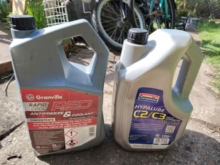Photo of free Engine oil & coolant, half full (Donnington OX4) #1