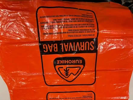 Photo of free Orange Eurohike survival bag (Westcott RH4) #1