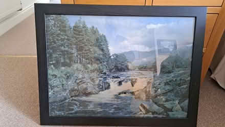 Photo of free Black picture frame with glass (Burnbanks CA10) #1