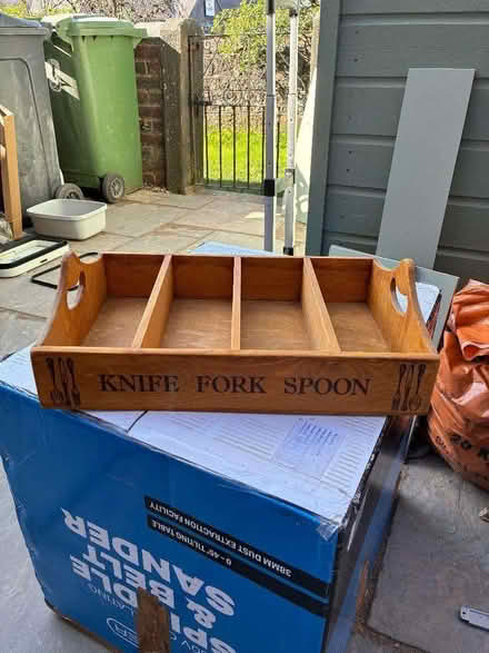 Photo of free Wooden cutlery tray (Belper DE56) #1