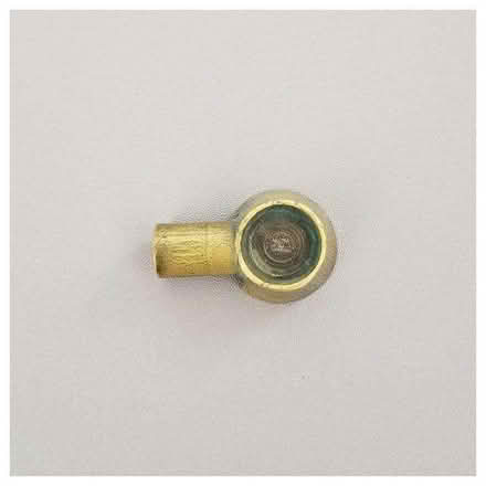 Photo of Brass shelf supports for a library bookcase (New Marston OX3) #1