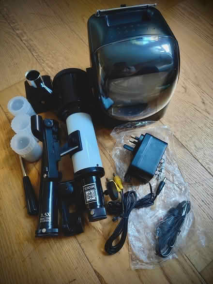 Photo of free Telescope Set + TV Viewer & Cables (White City, W12) #1