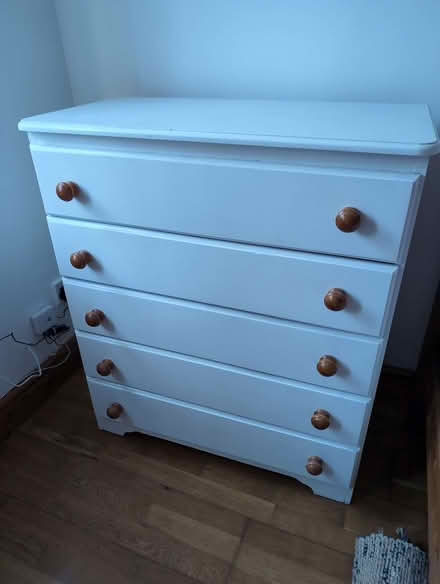Photo of free White wood drawers (Highbury Barn N5) #1