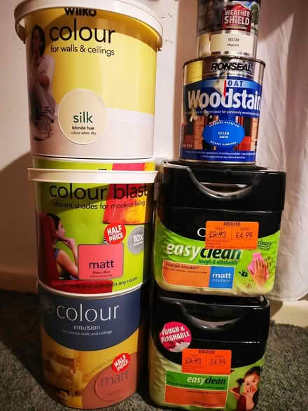 Photo of free New, Unopened Paint & Woodstain (Coventry by Burton Green CV4) #1