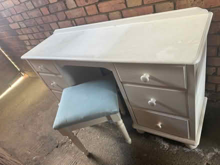 Photo of free Vanity table & seat (Harold Hill RM3) #2