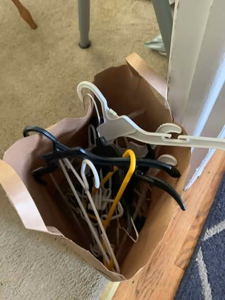 Photo of free Bag of hangers (Woodridge, janes & 75th) #1