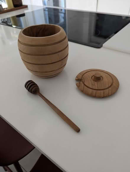 Photo of free Honey jar (Petersfield Ward CB1) #1