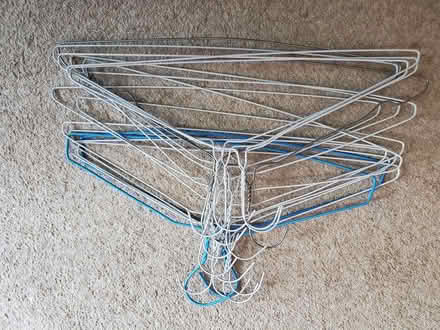 Photo of free Wire coat hangers x 17 (Moortown LS17) #1