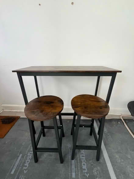 Photo of free Breakfast table with bar stools (BR3 4) #2