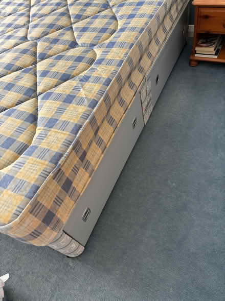 Photo of free Double divan bed with four underbed drawers (Hartford PE29) #2