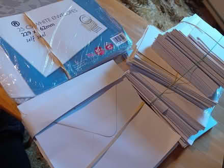 Photo of free White Envelopes (Clifton S60) #1