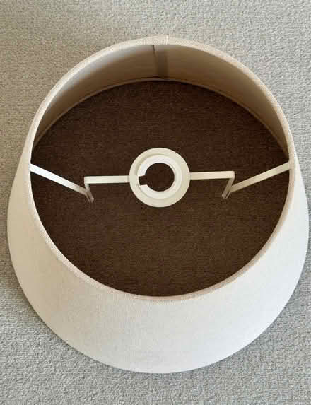 Photo of free John Lewis linen tapered lampshade - Natural 40cm diameter (Arborfield Garrison RG2) #2