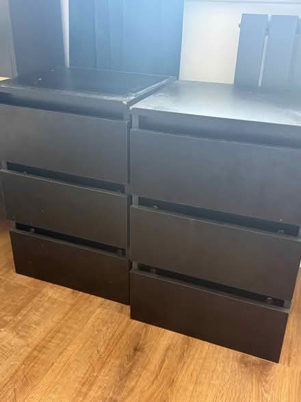 Photo of free 2 x drawers bedside (West Malling) #1
