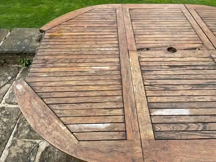 Photo of free Teak garden table & 6 chairs (Jennyfield HG1) #3