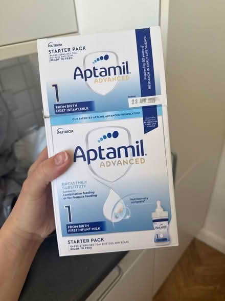 Photo of free Aptamil bottles expiry 23 April (Kensington Gardens W2) #1
