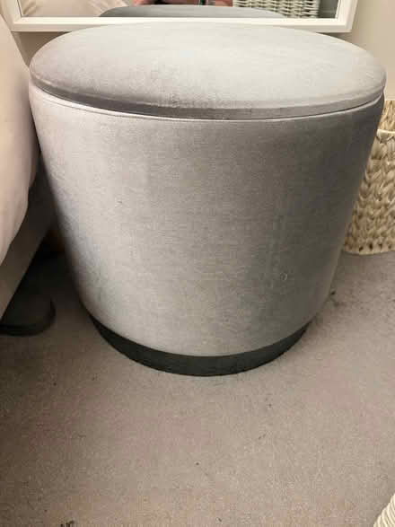 Photo of free Velvet storage stool (Great Wakering SS3) #1