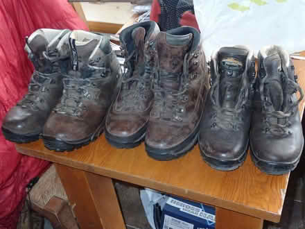 Photo of free High quality walking boots sizes 7 & 9.5 (Fairfield LA1) #1