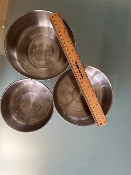 Photo of free Three very lightweight metal bowls (Berkeley) #1