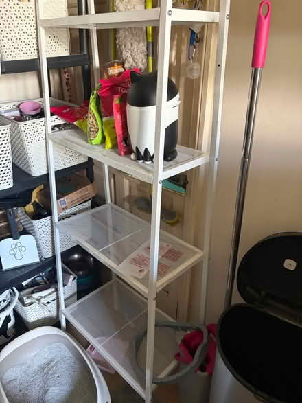 Photo of free Metal shelves - cream (Sw13 9ea) #1