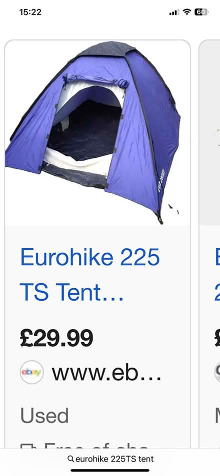 Photo of free Two person tent (Farnborough GU14) #2