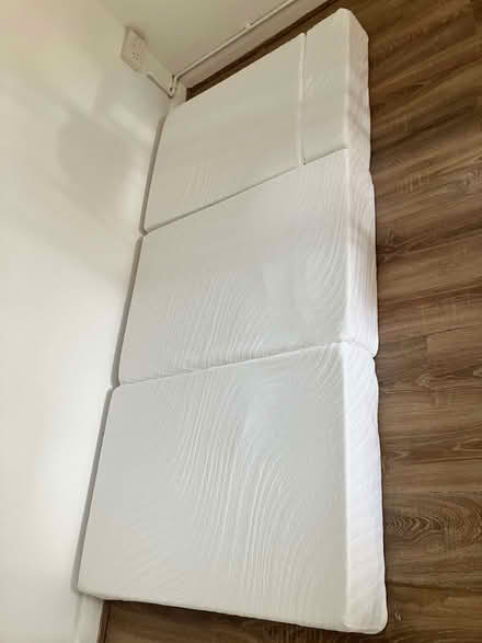 Photo of free 15cm Memory Foam Single Mattress Tri-Fold (Very Firm) 90x190 (Totnes TQ9) #1