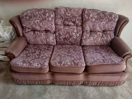 Photo of free Three seater reversible settee (Reddish SK5) #2