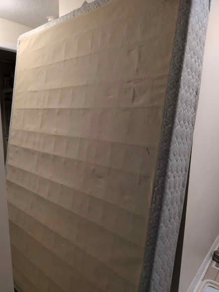 Photo of free Queen size box spring and frame (Ottawa/Orleans) #1