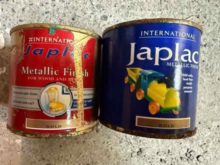 Photo of free Gold metallic finish paint x 2 tins (Salford M30) #1