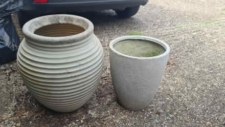 Photo of free Large plant pots x2 (Viables RG22) #1