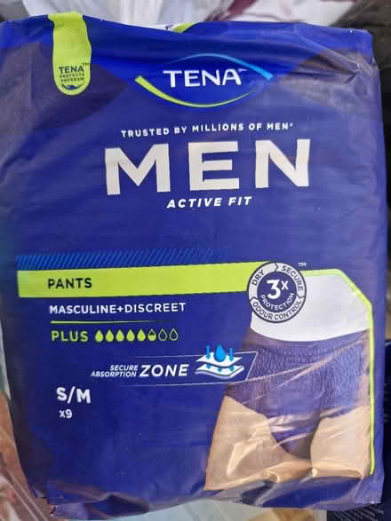 Photo of free Tena men active fit s/m (BN23) #1