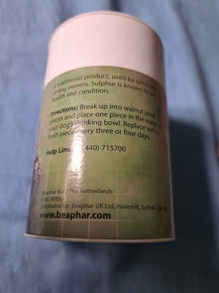 Photo of free Rock sulphur supplement for dogs (Battle RG30) #1