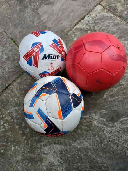 Photo of free 3 footballs (Crosspool S10) #1